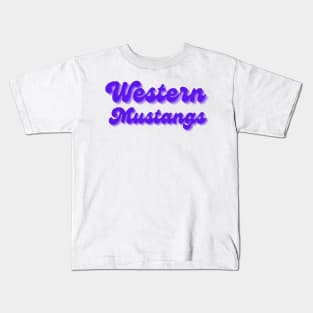 Western Mustangs Kids T-Shirt